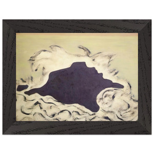 Milton Avery  Advancing Sea  1953 Premium Wooden Framed Art Print / Poster
