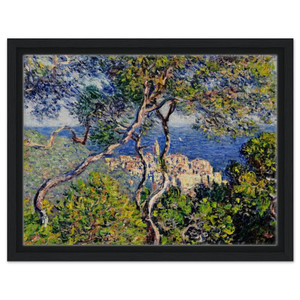 claude monet  Bordighera Framed Canvas