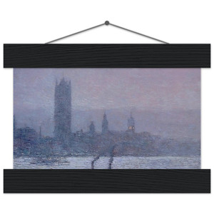 Childe Hassam Houses of Parliament Early Evening Matte Paper Poster with Hanger