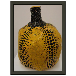 Yayoi Kusama  PUMPKIN 1983 Premium Metal Framed Art Print / Poster