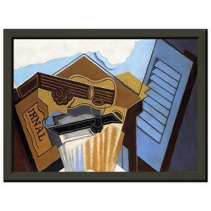 Juan Gris  THE CLOUD 1921 Premium Metal Framed Art Print / Poster