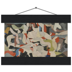 Goodnough Untitled Abstract Expressionism N1 Museum-Quality Poster with Hanger