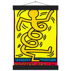 Keith Haring  MONTREUX 1983 N1 Museum-Quality Matte Paper Poster with Hanger