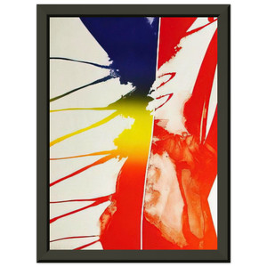 Paul Jenkins  Continental Divide Premium Metal Framed Art Print / Poster