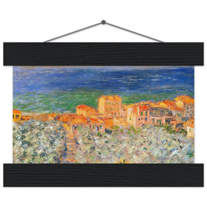 Monet Burgo Marina Bordighera Museum-Quality Matte Paper Poster with Hanger
