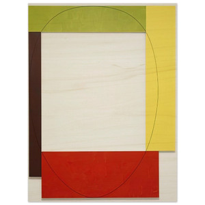 Robert Mangold  FOUR COLOR FRAME PAINTING 5 PARASOL UNIT 1984 Wood Print