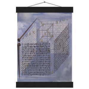 DaliHerrera Cubic Form Museum-Quality Matte Paper Poster with Hanger