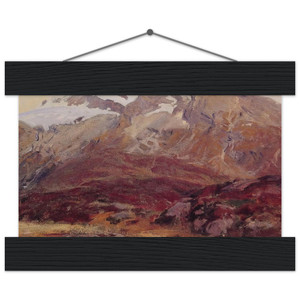 John Singer Sargent Coming Down from Mont Blanc Poster with Hanger