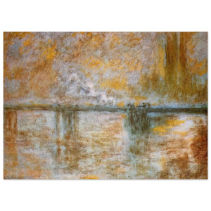 claude monet  Charing Cross Bridge 3 Fine Art Poster / Art Print