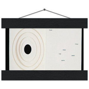 Lygia Pape  BooksPoem  1959 Museum-Quality Matte Paper Poster with Hanger