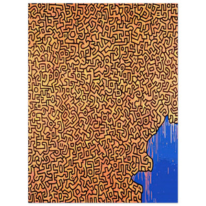 Keith Haring  BRAZIL 1989 N2 Wood Print
