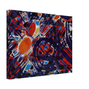 Alfred Manessier  Couronne depines  1954 Canvas