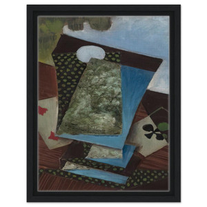 Juan Gris  ACE OF CLUBS AND FOUR OF DIAMONDS Framed Canvas