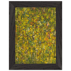 Ad Reinhardt Number 43 Abstract Painting Yellow 1947 Framed Art Print / Poster