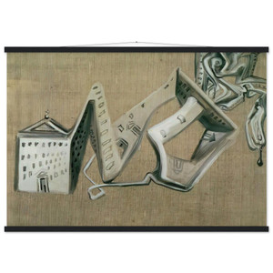Salvador Dali El Escorial Contortion Poster with Hanger