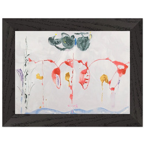 Helen Frankenthaler  Aerie  2009 Premium Wooden Framed Art Print / Poster