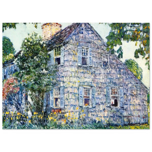 Childe Hassam  Old House East Hampton Fine Art Poster / Art Print