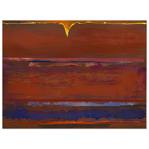 Helen Frankenthaler  Desert Pulse 1991 Aluminum Print