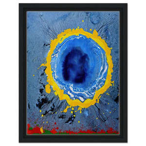 John Hoyland  Moons Milk  2009 Framed Canvas