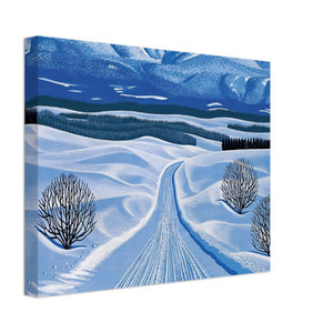 Hiroshi Nagai  Winter Roads Canvas