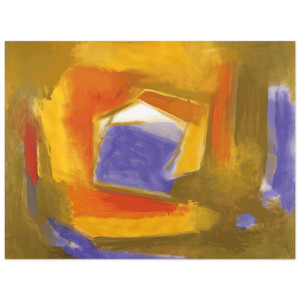 Esteban Vicente  UNTITLED 1990 Aluminum Print