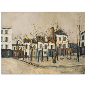 Maurice Utrillo  LA PLACE DU TERTRE 1910 Aluminum Print