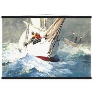 Winslow Homer  DIAMOND SHOAL Museum-Quality Matte Paper Poster with Hanger