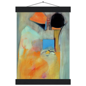 Miriam Schapiro Pandora Abstract Expressionism Museum Matte Paper Poster Hanger