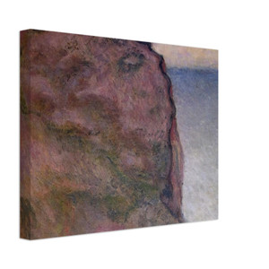 claude monet  Cliff at Petit Ailly at Varengeville Canvas