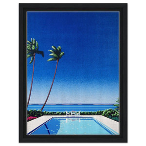 Hiroshi Nagai  Watermelon Pool Framed Canvas