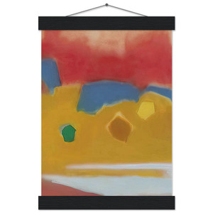 Esteban Vicente  ZARZUELA 1982 Museum-Quality Matte Paper Poster with Hanger