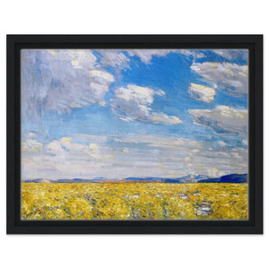 Childe Hassam  Afternoon Sky Harney Desert Framed Canvas