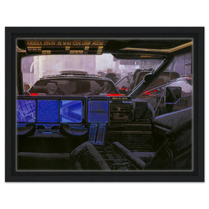 Syd Mead  Syd Mead N18 Framed Canvas