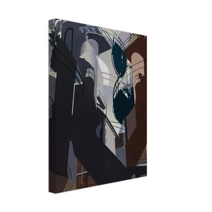 Charles Sheeler  Ore Into Iron  1953 Canvas