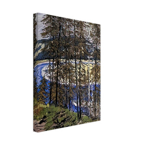 Neil Welliver  Synthetic Blue St John  2000 Canvas