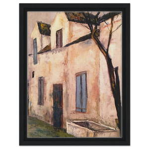 Maurice Utrillo  THE DEBRAY FARM Framed Canvas