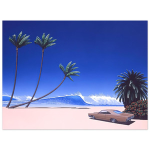 Hiroshi Nagai  Impender Beach N1 Aluminum Print