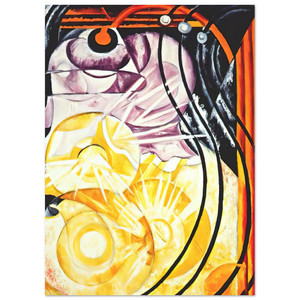 Natalia Goncharova  Electric lamp  1913 Fine Art Poster / Art Print