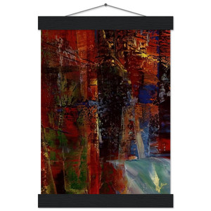 Gerhard Richter  DARK Museum-Quality Matte Paper Poster with Hanger