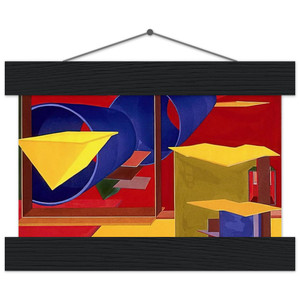 Al Held  Pachinko Museum-Quality Matte Paper Poster with Hanger