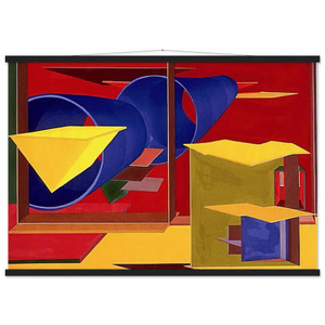 Al Held  Pachinko Museum-Quality Matte Paper Poster with Hanger