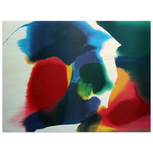 Paul Jenkins  Phenomena Sherman Vortex Wood Print