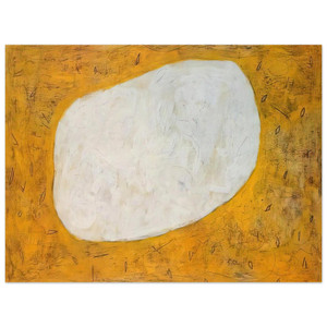 Gene Davis  Homage to Dubuffet I  1952 Aluminum Print