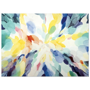 Alice Baber  Wheel of Day Fine Art Poster / Art Print