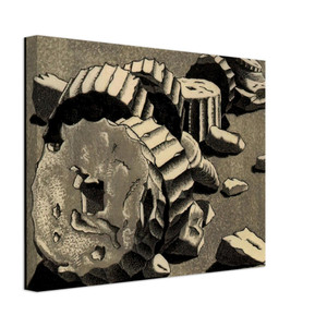 MC Escher  SELINUNTE SICILY OCTOBER 1935 1935 Canvas