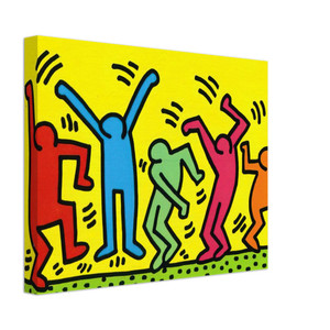 Keith Haring  UNTITLED DANCE 1987 N1 Canvas