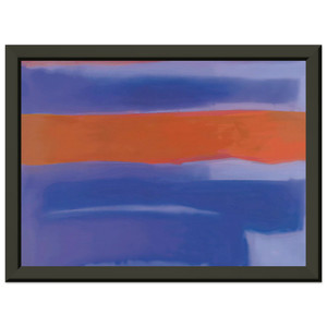 Esteban Vicente  UNTITLED 1980 N4 Premium Metal Framed Art Print / Poster