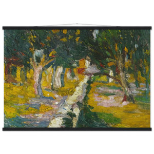 Salvador Dali ORCHARD AT LLANE CADAQUES 1920 Poster with Hanger