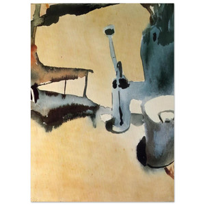 Paul Klee FLOWER STAND WITH WATERING CAN AND BUCKET 1910 Art Print