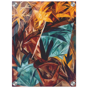 Natalia Goncharova  Rayonist lilies  1913 Acrylic Print